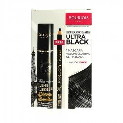 Bourjois Volume Clubbing Set  Mascara + Khol Eyeliner Ultra Black