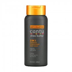 Cantu Men's 3in1 Shampoo Conditioner & Body Wash 400ml