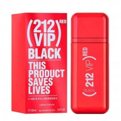 Carolina Herrera 212 Vip Red Black Eau De Pafrum For Men 100Ml