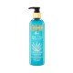 Gentle lathering shampoo delicately cleanses hair of