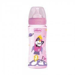 Chicco Well Being Colors Bottle Medium 4 Months Pink 330ml