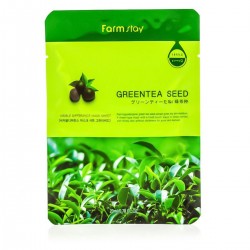 Farmstay Visible Difference Mask Sheet Greentea Seed 1Sheet