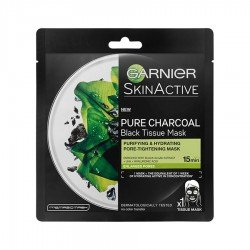 Garnier Charcoal and Algae Sheet Mask Purifying & Hydrating