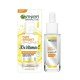 The Garnier skin brightening serum is absorbed by the skin