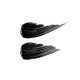 Mascara with dual applicator for 3 effects: volumising