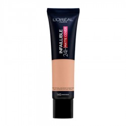 L'Oreal Infallible 24H Matte Foundation 145 Rose Beige 30Ml