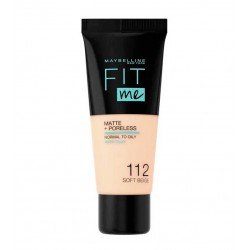 Maybelline Fit Me Matte & Poreless Foundation 112 Soft Beige