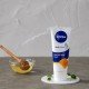 hand cream with beeswax provides intensive care and
