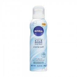 Nivea Creme Soft Foaming Silk Mousse Body Wash 192g