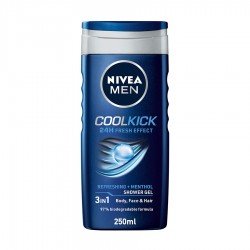 Nivea Men Cool Kick Shower Gel 3in1 250ml