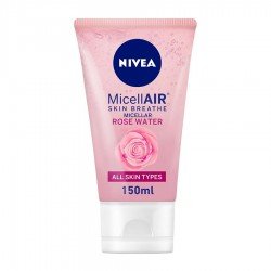 Nivea Micellar Rose Water Face Wash For All Skin Types 150Ml