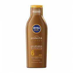 Nivea Sun Solare Latte Protect & Bronze Fp6 200Ml