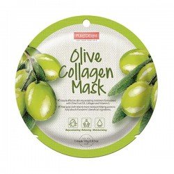 Purederm Circle Sheet Mask Collagen Olive 
