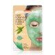 This wash-off sheet mask generates O2 bubbles to remove