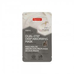 Purederm Dual Step Deep Absorbing Facial Peel Mask Charcoal &  Avocado