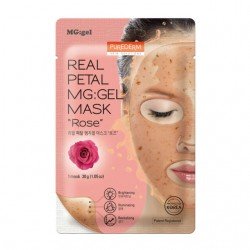 Purederm Real Petal Mg Gel Mask Rose 1Ea