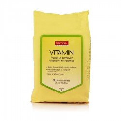 Purederm vitamin make-up remover cleansing towelettes 30pcs 