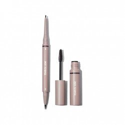 Sheglam So Abrowsing Brow Kit, 2-in-1 Eyebrow Pencil + Eyebrow Gel - Chocolate