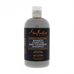 Shea Moisture African Black Soap Deep Cleansing Shampoo Bamboo Charcoal 384ml