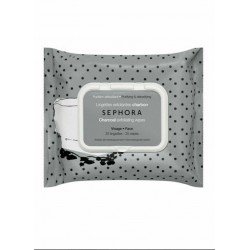 Sephora Cleansing & Gentle Exfoliating Wipes CHARCOAL 25xWipes