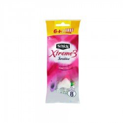 Schick Extreme 3 Female Disposable Razors 6 + 2